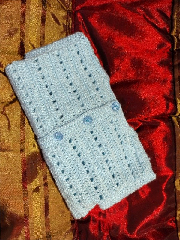 Producto - Saquito bebe de hilo de 0 a 3 meses.