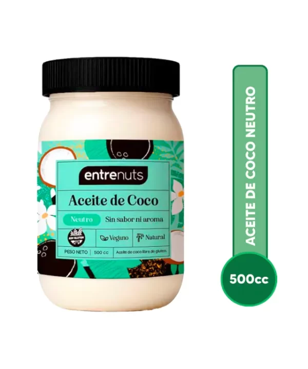 Producto - Aceite de Coco Neutro Entre Nuts 500gr