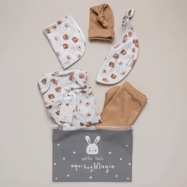 Producto - Ajuar Primer Mudita TEDDY (6 piezas)