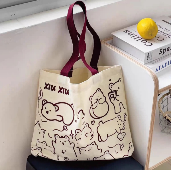Producto - Tote bag gatito lienzo