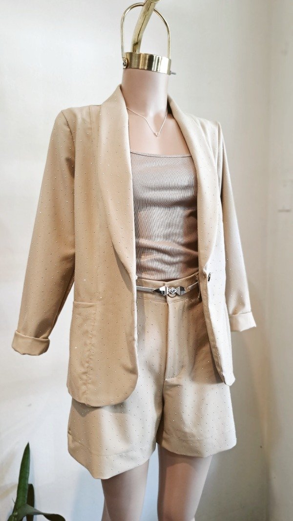 Producto - Blazer Shine Beige