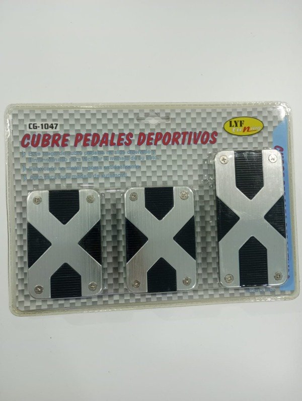 Producto - Pedaleras Tuning Goma Negro X