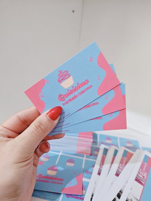 Producto - Tarjeta de Presentación 9x5cm Simple faz