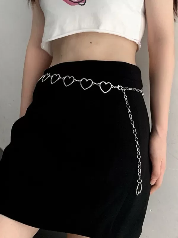 Producto - Cinto Chains Y2K Corazones - 3