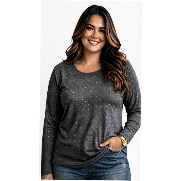 Producto - Remera Modal Soft con brillito. - 0