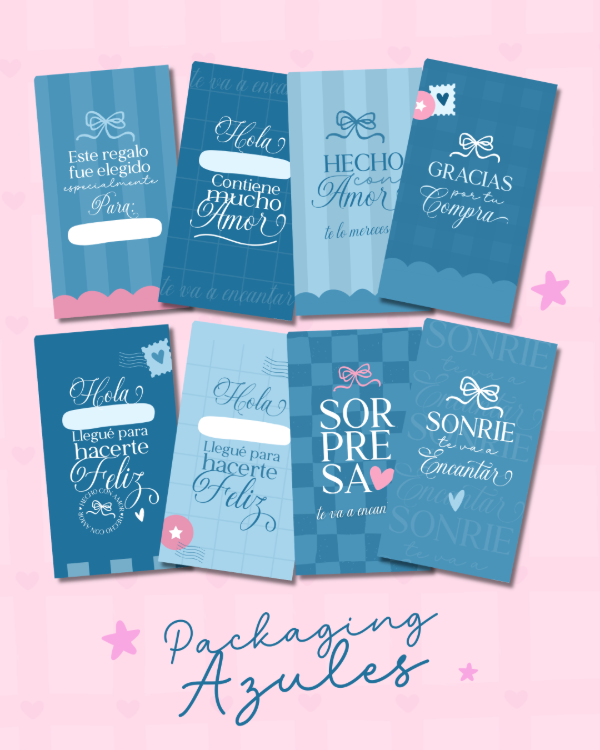 Producto - PACK AZULES