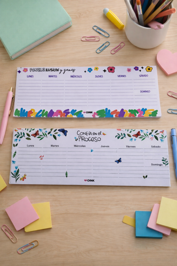 Producto - Planner Semanal de Escritorio