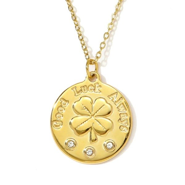Producto - Collar good luck medalla