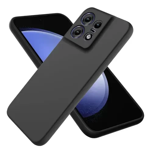 Producto - Funda Silicone Case Negro para Moto EDGE 50 Pro