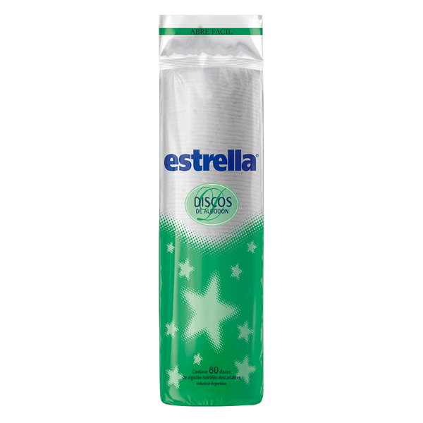 Producto - Discos de algodón estrella