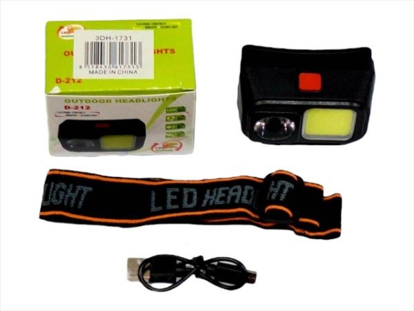 Producto - LINTERNA RECARGALE P/CABEZA 3DH-1731