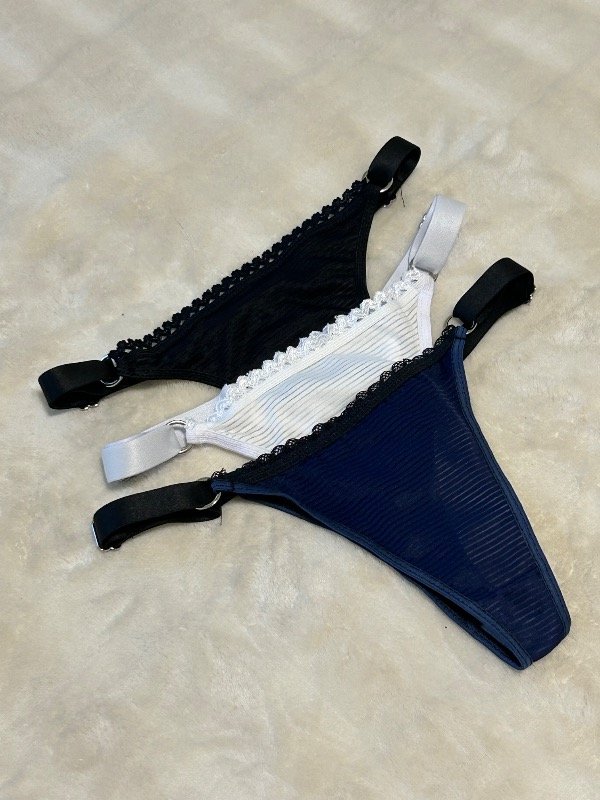 Producto - Pack x3 Less de lycra y picot tira ancha