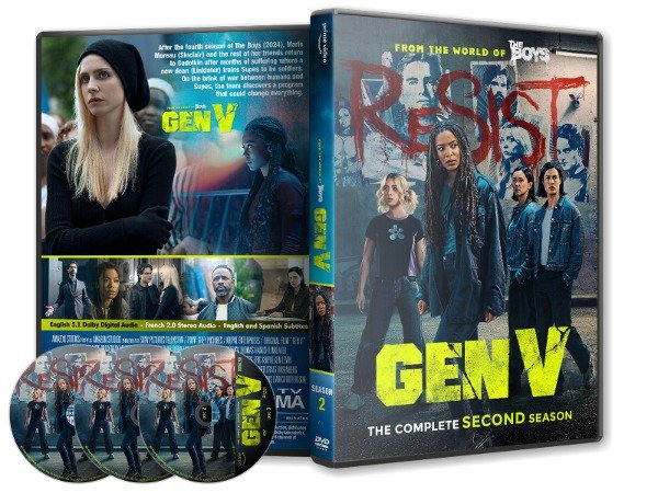 Producto - Gen V Temporada 2 Serie Dvd Latino/ingles Subt Español
