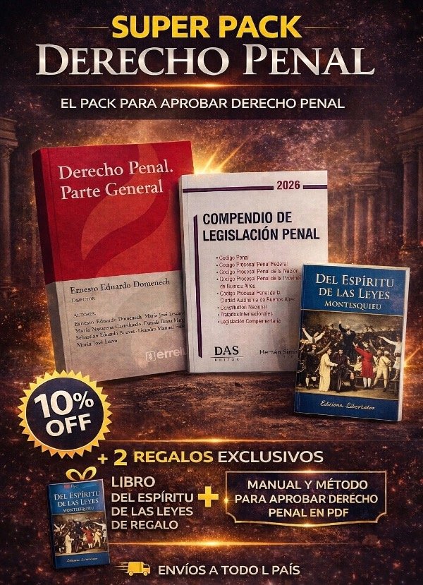 Producto - Súper pack derecho penal