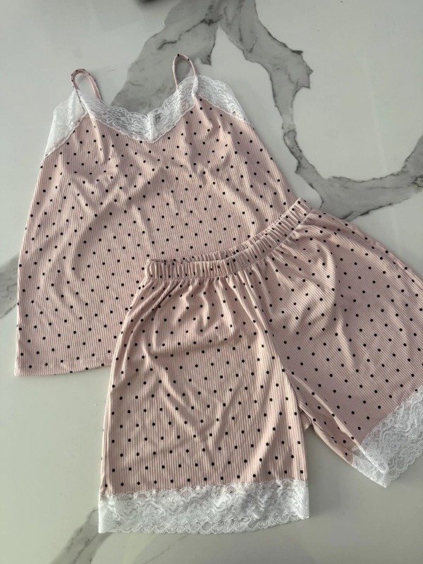 Producto - Pijama Morley Musculosa + Short puntitos