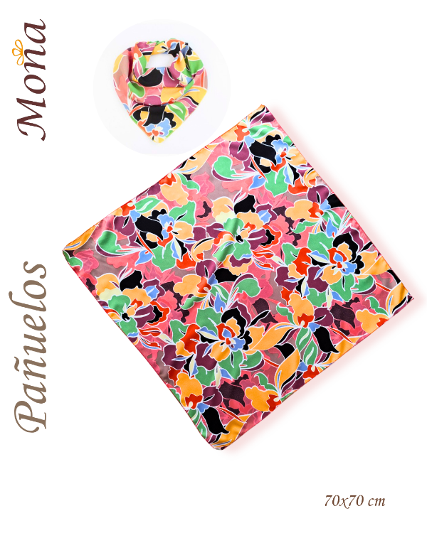 Producto - Pañuelo 70 x 70 cm crepe