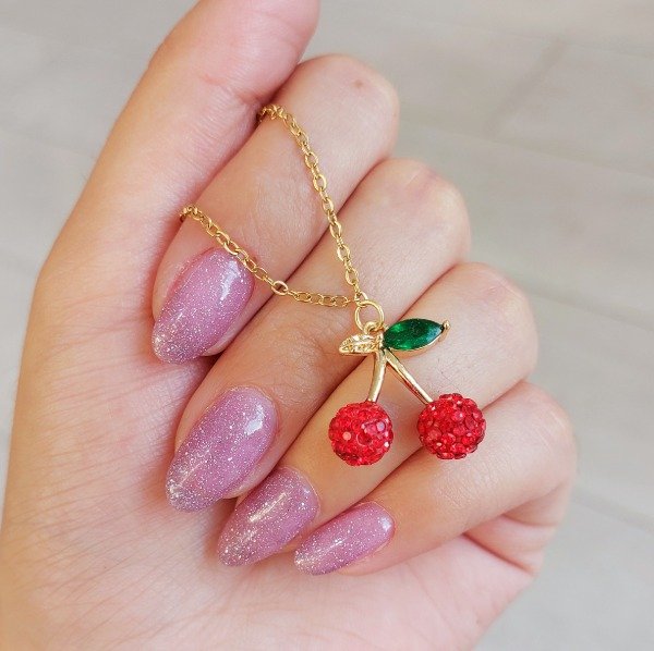 Producto - Conjunto cereza con micropavé