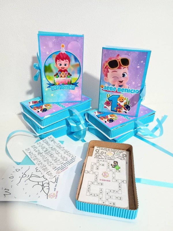 Producto - Caja libro bebe finn