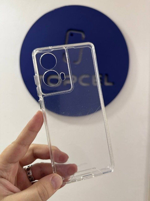 Producto - FUNDA CLEAR CASE CON BOTONES CROMADOS MOTO G85 5G