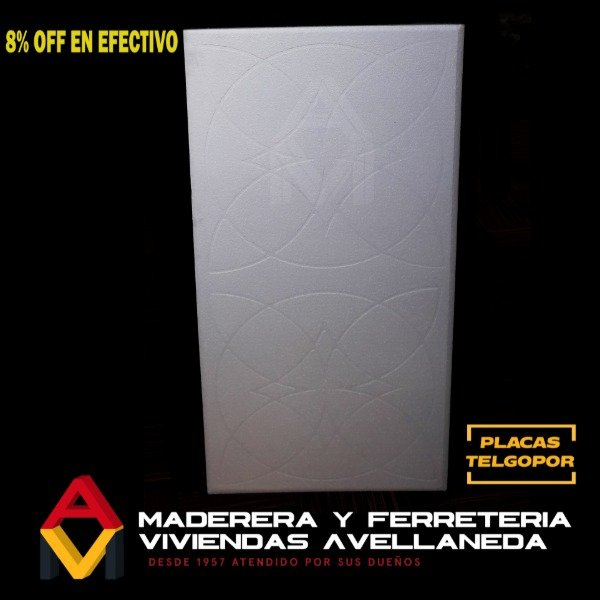 Producto - Placas de telgopor 50x100cm