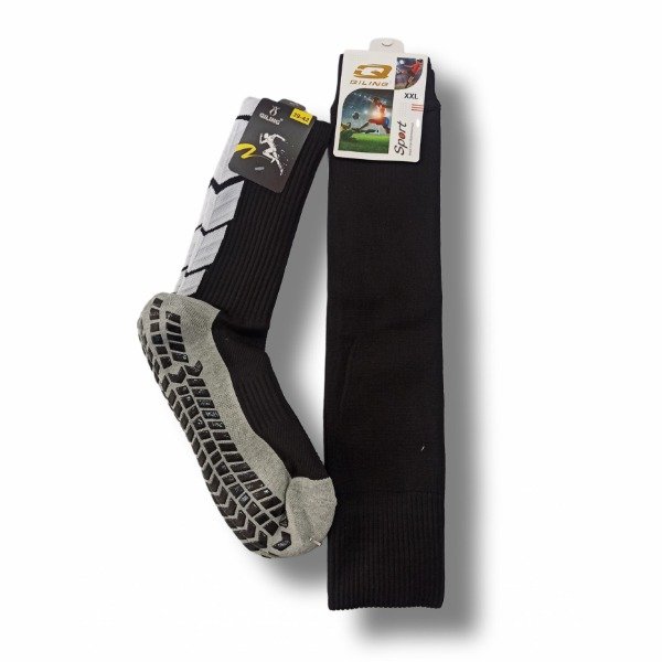 Producto - Medias Futbol Antideslizante + Polainas - 39/42 - 0