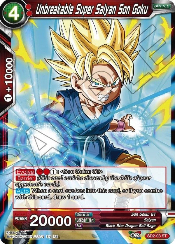 Producto - SD2-03 - Unbreakable Super Saiyan Son Goku - UC