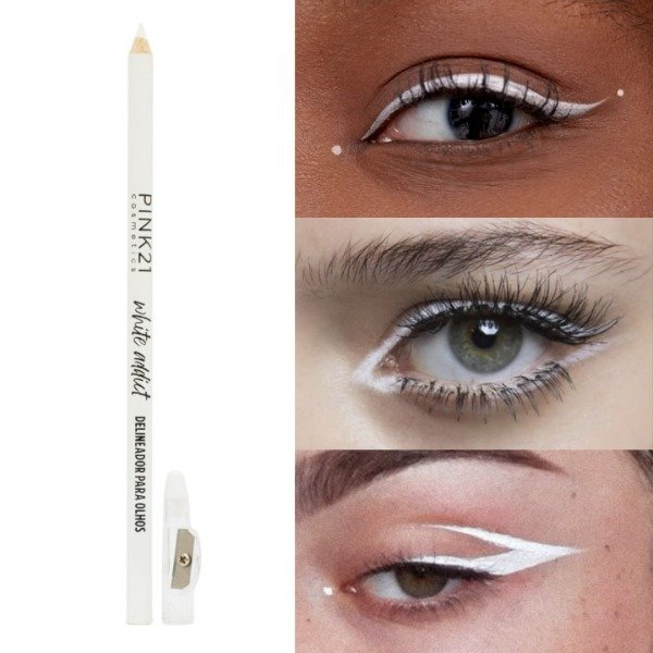 Producto - Delineador en lápiz blanco con sacapuntas - Pink 21 - 0