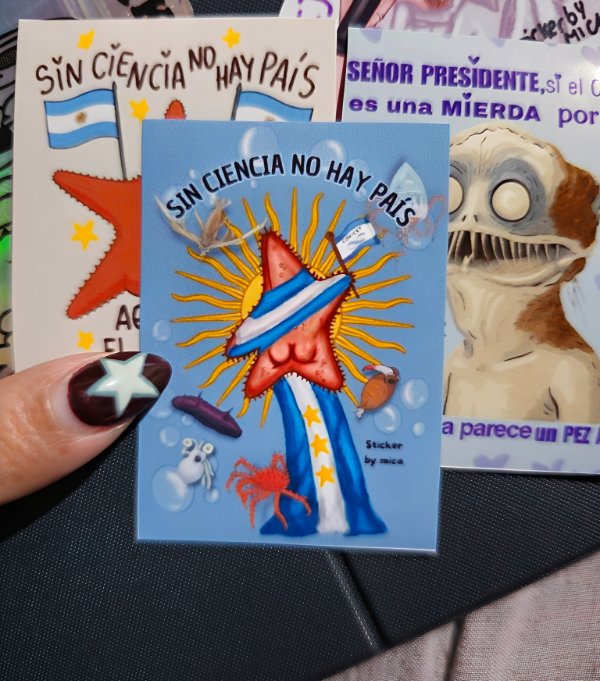 Producto - Sticker diseño conicet