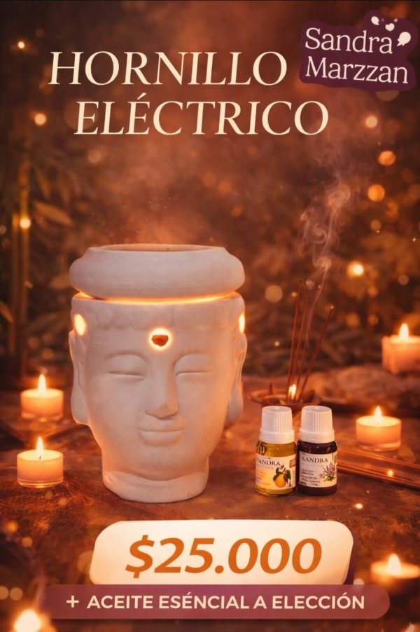 Producto - Hornillo Electricon + Aceite Esencial a eleccion