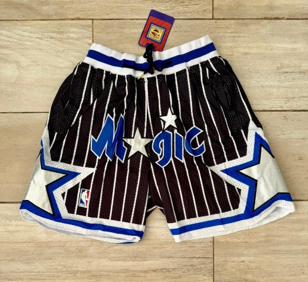 Producto - Short NBA Orlando Magic Negro con detalles azules