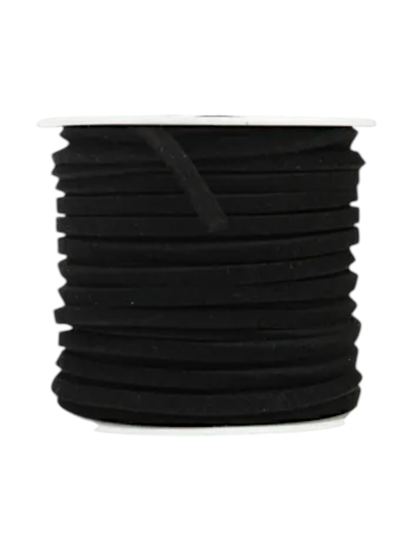 Producto - HILO DE GAMUZA NEGRO 5MM