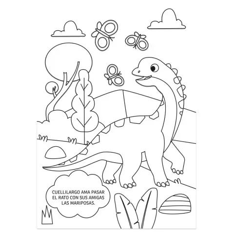Producto - DINOSAURIOS COLORES 4 EN 1 Y STICKERS - 1