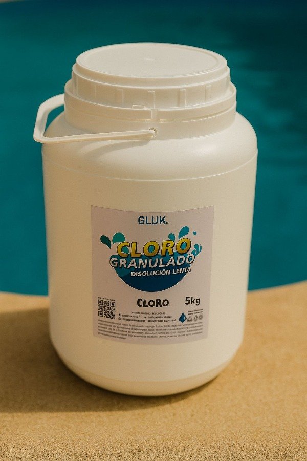 Producto - Cloro granulado disolucion lenta NATACLOR 5 KG en POTE