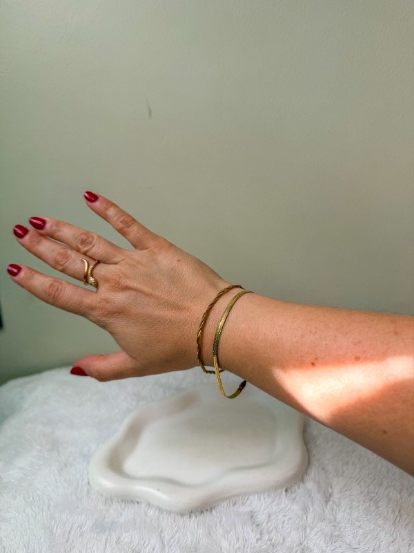 Producto - Anillo snake dorado