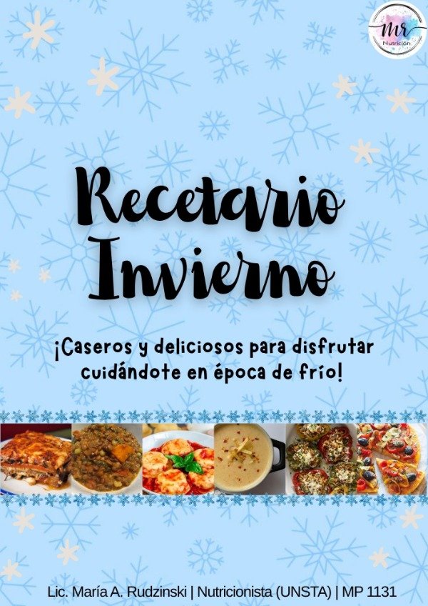Producto - RECETARIO SALUDABLE INVIERNO