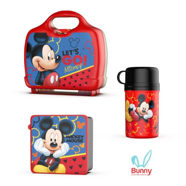 Producto - SET LONCHERA / CAJA SANDW / CANTIMPLORA MICKEY