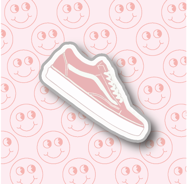 Vans zapatilla rosa Tienda de Stickers