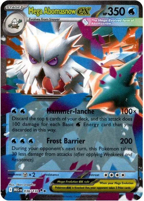 Producto - Mega Abomasnow ex - 036/132 - Mega Evolution - Holo