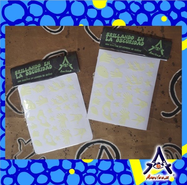 Producto - Stickers brillando en la oscuridad LSA