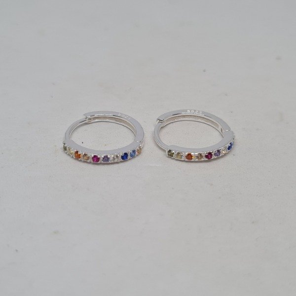 Producto - Argolla multicolor pastel 12mm
