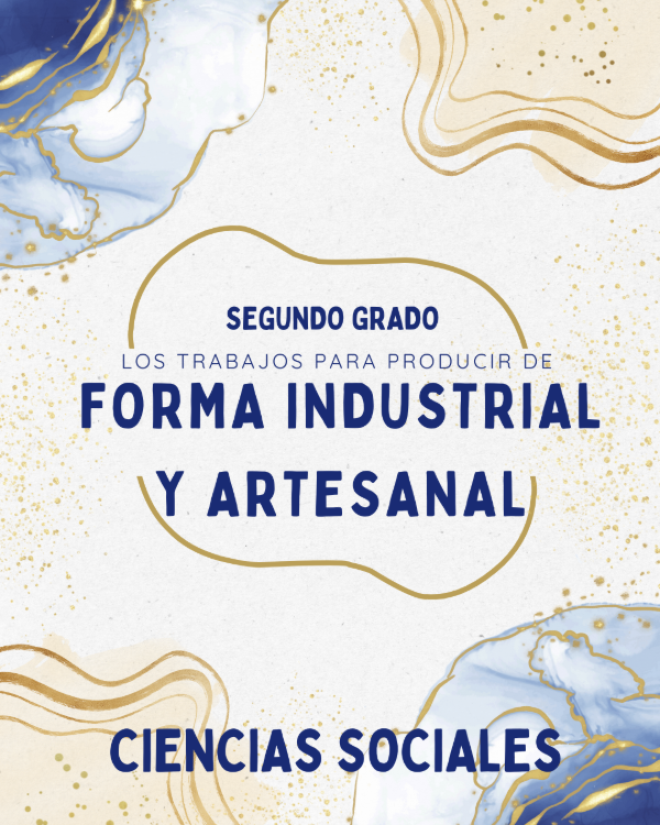 Producto - Los trabajos para producir de forma industrial y artesanal