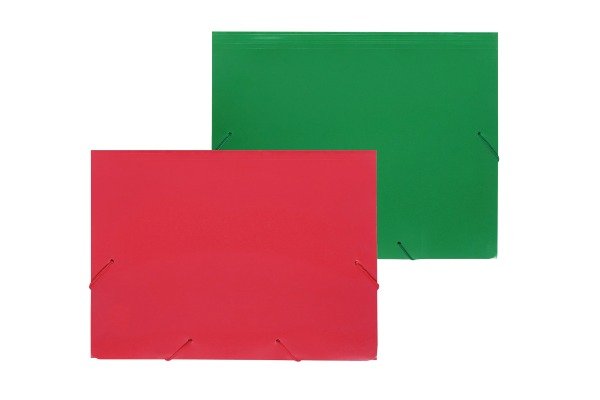 Producto - Carpeta A4 plástica con elástico colores clásicos LAMA