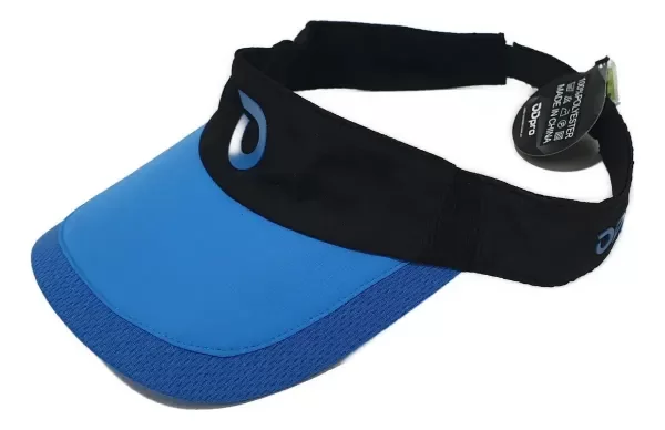 Producto - Visera Deportiva Odpro Tenis Padel Squash Badminton Etc Celeste Y Negra Unico
