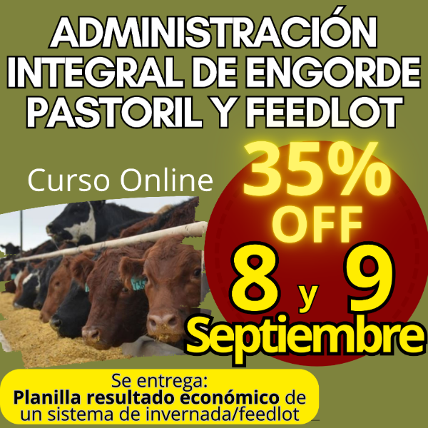 Producto - Curso Online: Administración Integral de Engorde Pastoril y Feedlot - 0
