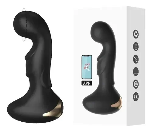 Producto - LILO VIBRADOR PROSTÁTICO 12 CM X 3.6 CM 10 MODOS USB + APP CEL IMPORTADO WE LOVE