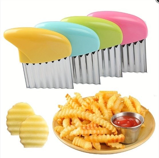 Producto - CORTADOR ACANALADO ONDULADO PARA PAPAS FRUTAS VERDURAS CORTADOR PAPAS FRITAS