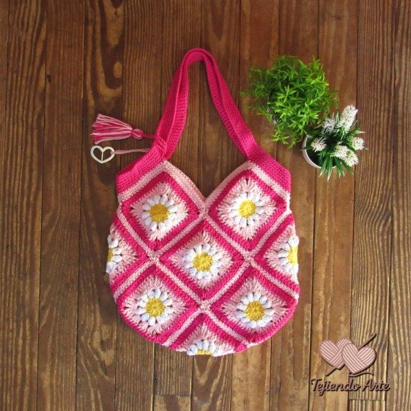 Producto - Bolso Flora Rosa
