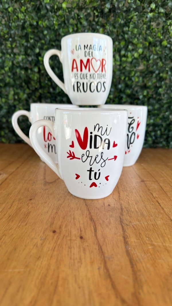 Producto - Taza frase amor rojo - 4