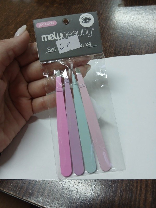 Producto - Pincita depilar x 4u melu