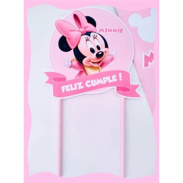 Producto - Topper Torta Minnie Bebé